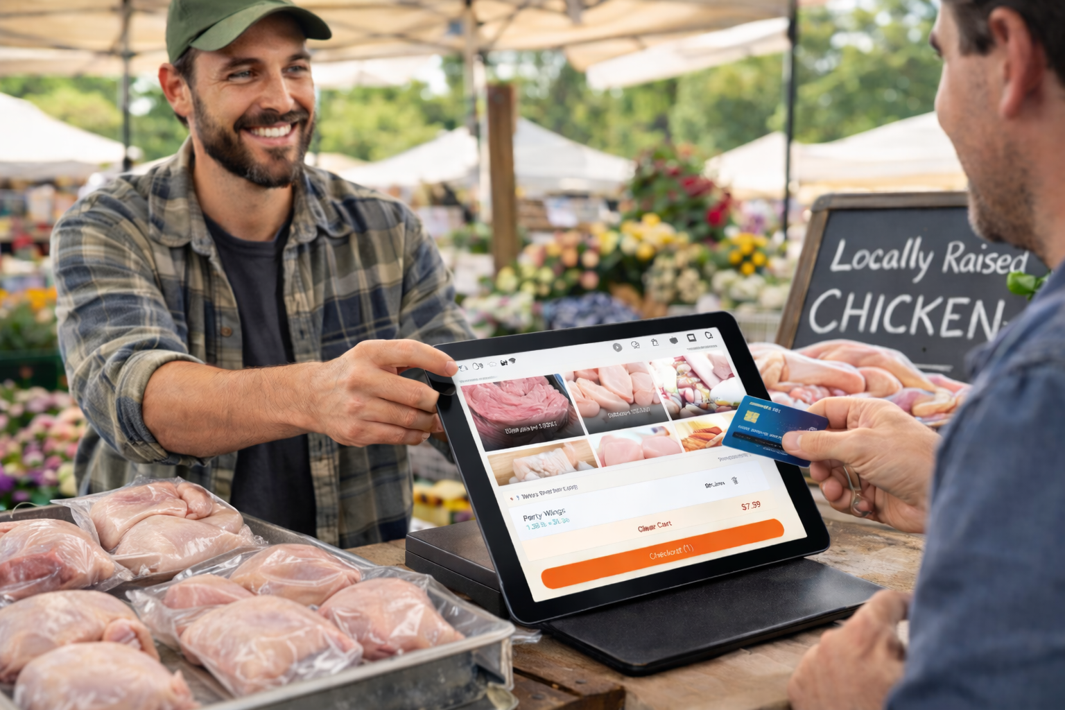 PurveyOS POS in action